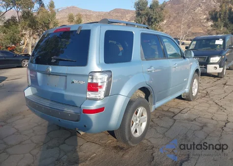 2008 Mercury Mariner Hybrid from USA, damaged, VIN 4M2CU29H88KJ52513